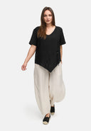 Kekoo Shirt Asymmetrisch 'Ibiza'