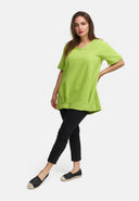 Longshirt en lin à silhouette ballon 'Venti'