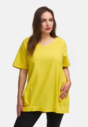 Pitkä paita pellavasta pallosiluetilla 'Venti'