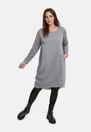 'Juline' Dress – Denim with Stretch in O-Silhouette