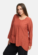 Camisola comprida em linha A 'Ferina'