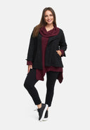 Giacca asimmetrica con cerniera 'Floréa'