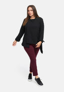 Giacca asimmetrica con cerniera 'Floréa'