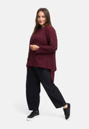 Giacca asimmetrica con cerniera 'Floréa'