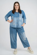 'Sky' Pusero – Ensiluokkainen farkkukangas, Paikka & Joustavuus