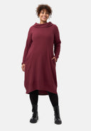 'Vigna' dress – modern balloon silhouette & elegant turn-down collar