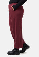 'Vigna' trousers – structured cotton-stretch & comfortable cut