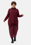 'Vigna' trousers – structured cotton-stretch & comfortable cut