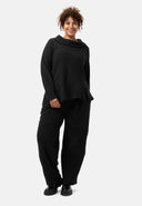 'Vigna' trousers – structured cotton-stretch & comfortable cut