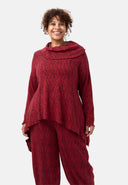 'Amande' Tunic – Asymmetric Cut & Flowing Silhouette