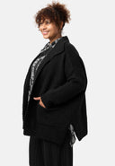 'Vella' knit cardigan - cotton blend with wool, relaxed fit