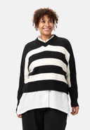'Vella' Strickpullover - lässiger Oversize-Look mit Wollanteil