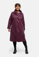 'Aubrielle' coat – cotton stretch, A-line