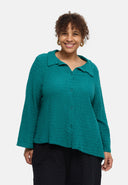 'Marella' blouse – cotton blend, textured fabric