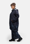 'Nila' kappa – mörk denim, huva