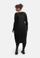 'Verona' bib dress – cotton blend, midi