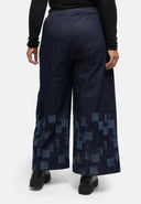 'Nila' trousers – dark denim, balloon shape