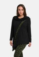 Tunica 'Seriva' – Linea ad A con colletto a scialle & pannello diagonale