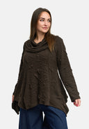 'Brunel' Tunica – forma corta, elegantemente strutturata & colletto a camicia