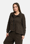 'Brunel' Jacket – cozy stretch, nobly textured & shirt collar