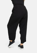 Wijde broek met taps toelopende pasvorm 'Ferina'