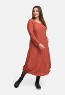 Kleid in A-Linie mit Raffung 'Ferina'