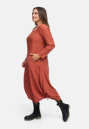 Kleid in A-Linie mit Raffung 'Ferina'