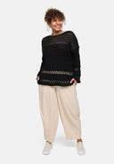 'Cotture' Stickad tröja – Mjuk känsla, Stilfull skärning & luftig