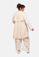 'Livia' Overgangsparka – blød, detaljerig & moderne