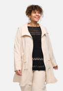 'Livia' Overgangsparka – blød, detaljerig & moderne