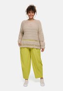 'Cotture' Stickad tröja – Mjuk känsla, Stilfull skärning & luftig