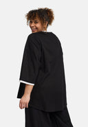 'Saria' Blouse – asymmetrical, light & natural