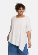 'Crissa' Tunic – pleated, light & modern-asymmetrical