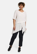 'Crissa' V-Neck Tunic – light, casual & figure-flattering