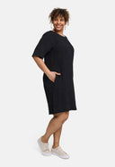 'Crissa' Dress – pleated, soft & figure-flattering