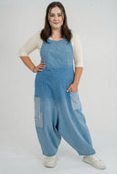 'Sky' Selebukser – Premium-Denim, Ombre & Lappe-Detaljer