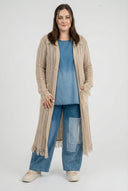 'Cotture' Long Cardigan – Soft Touch, Stylish Cut & Airy