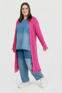 'Cotture' Long Cardigan – Soft Touch, Stylish Cut & Airy
