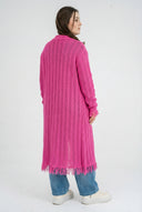 'Cotture' Long Cardigan – Soft Touch, Stylish Cut & Airy