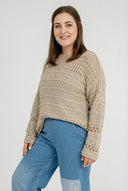 'Cotture' Stickad tröja – Mjuk känsla, Stilfull skärning & luftig