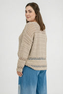 'Cotture' Stickad tröja – Mjuk känsla, Stilfull skärning & luftig