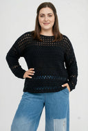 'Cotture' Stickad tröja – Mjuk känsla, Stilfull skärning & luftig