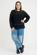 'Cotture' Stickad tröja – Mjuk känsla, Stilfull skärning & luftig