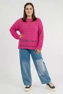 'Cotture' Stickad tröja – Mjuk känsla, Stilfull skärning & luftig