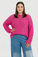 'Cotture' Stickad tröja – Mjuk känsla, Stilfull skärning & luftig