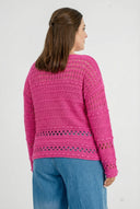 'Cotture' Stickad tröja – Mjuk känsla, Stilfull skärning & luftig