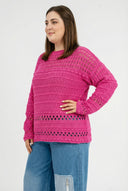 'Cotture' Stickad tröja – Mjuk känsla, Stilfull skärning & luftig