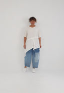 'Crissa' V-Neck Tunic – light, casual & figure-flattering