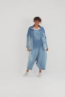 Blouse 'Sky' – Denim de qualité, Patch & Extensible