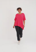 'Crissa' Tunic – pleated, light & modern-asymmetrical